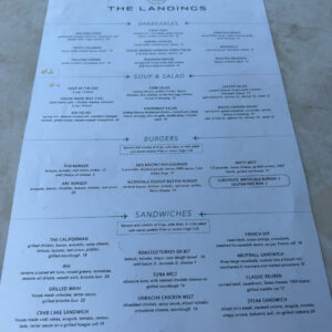 The Landings Menu