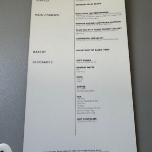 Breakfast Menu
